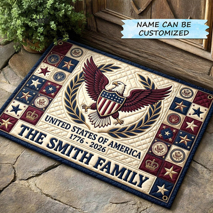 Heritage Patch Doormat QTCUZ GFTOTP18090