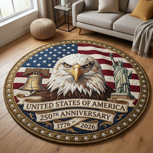 Heritage Patch Quilted Round Mat GFTOTP18093