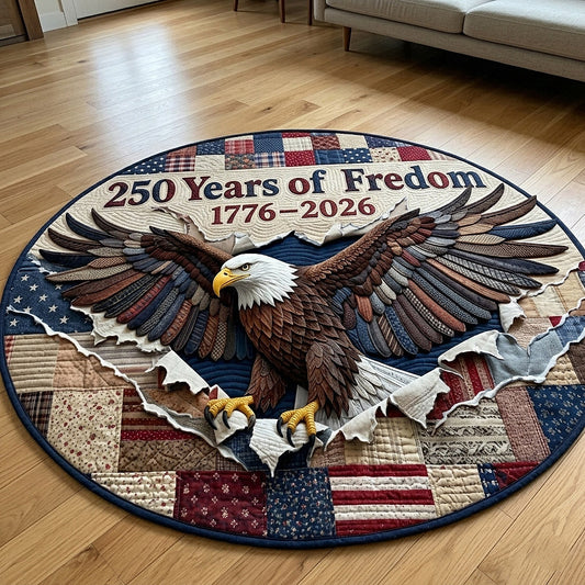 Heritage Patch Quilted Round Mat GFTOTP18094