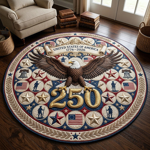 Heritage Patch Quilted Round Mat GFTOTP18098