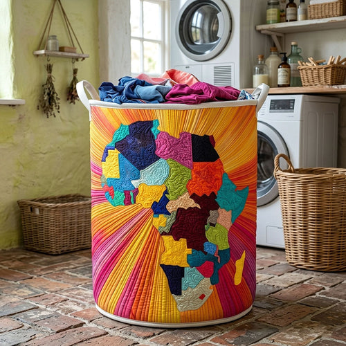 Africa Legacy Quilted Laundry Basket GFTOTP18144