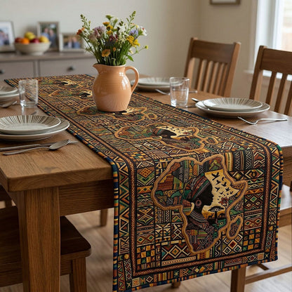 Africa Legacy Quilted Table Runner GFTOTP18153C3