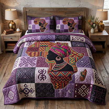 Africa Legacy 3-Piece Quilted Bedding Set GFTOTP18163