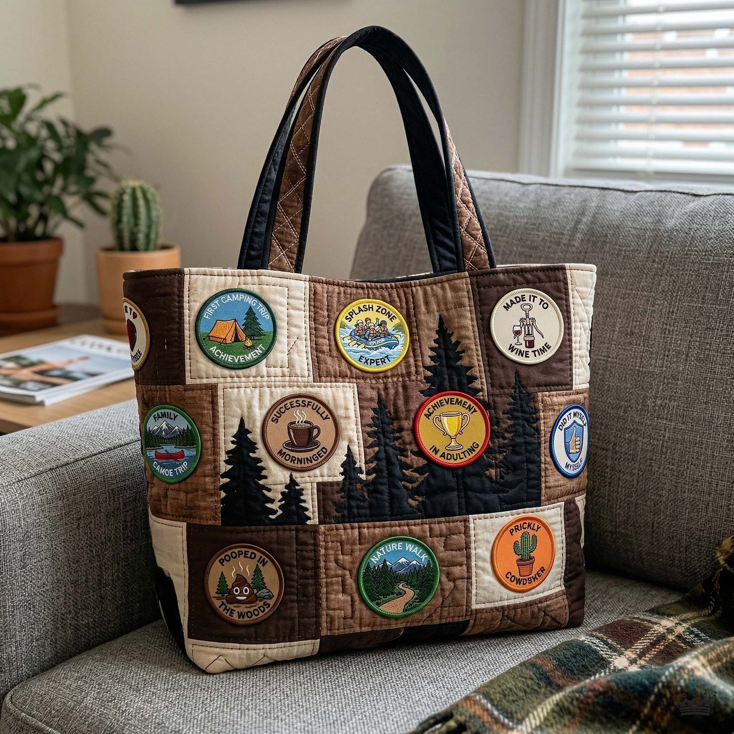 Honor Patches Quilted Tote Bag GFTOTP18187