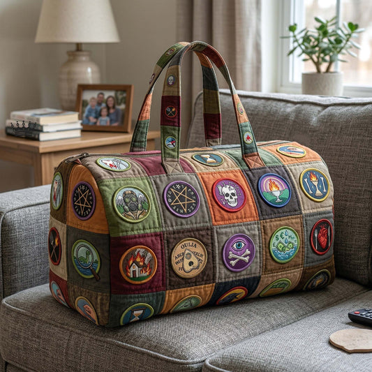 Merit Emblems Quilted Duffle Bag GFTOTP18190