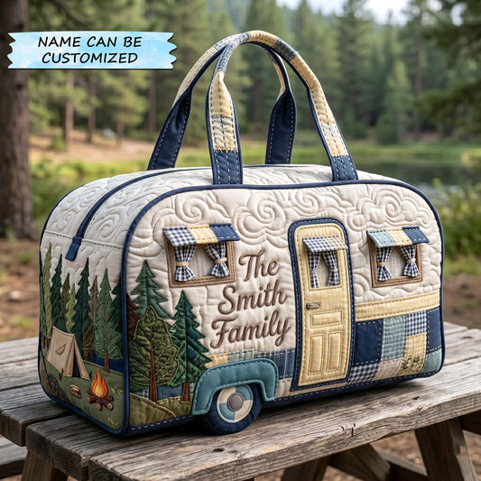 Vintage Camper Quilted Duffle Bag QTCUZ GFTOTP18368