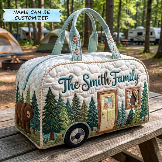 Vintage Camper Quilted Duffle Bag QTCUZ GFTOTP18369