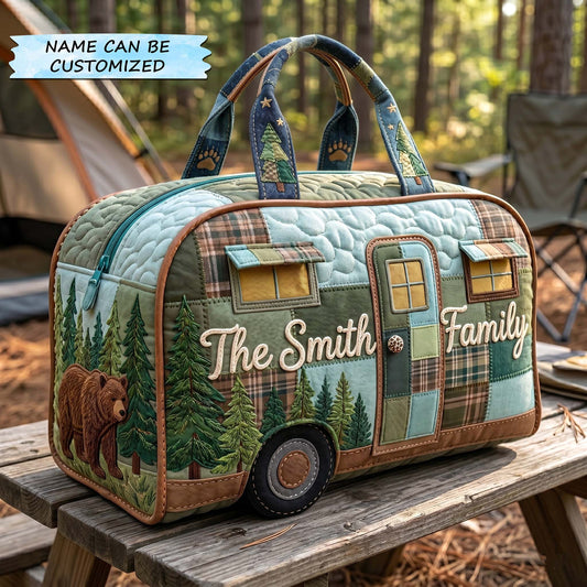Vintage Camper Quilted Duffle Bag QTCUZ GFTOTP18370