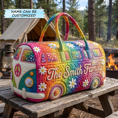 Hippie Journey Quilted Duffle Bag QTCUZ GFTOTP18371