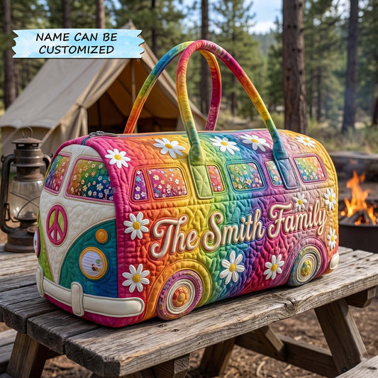 Hippie Journey Quilted Duffle Bag QTCUZ GFTOTP18371