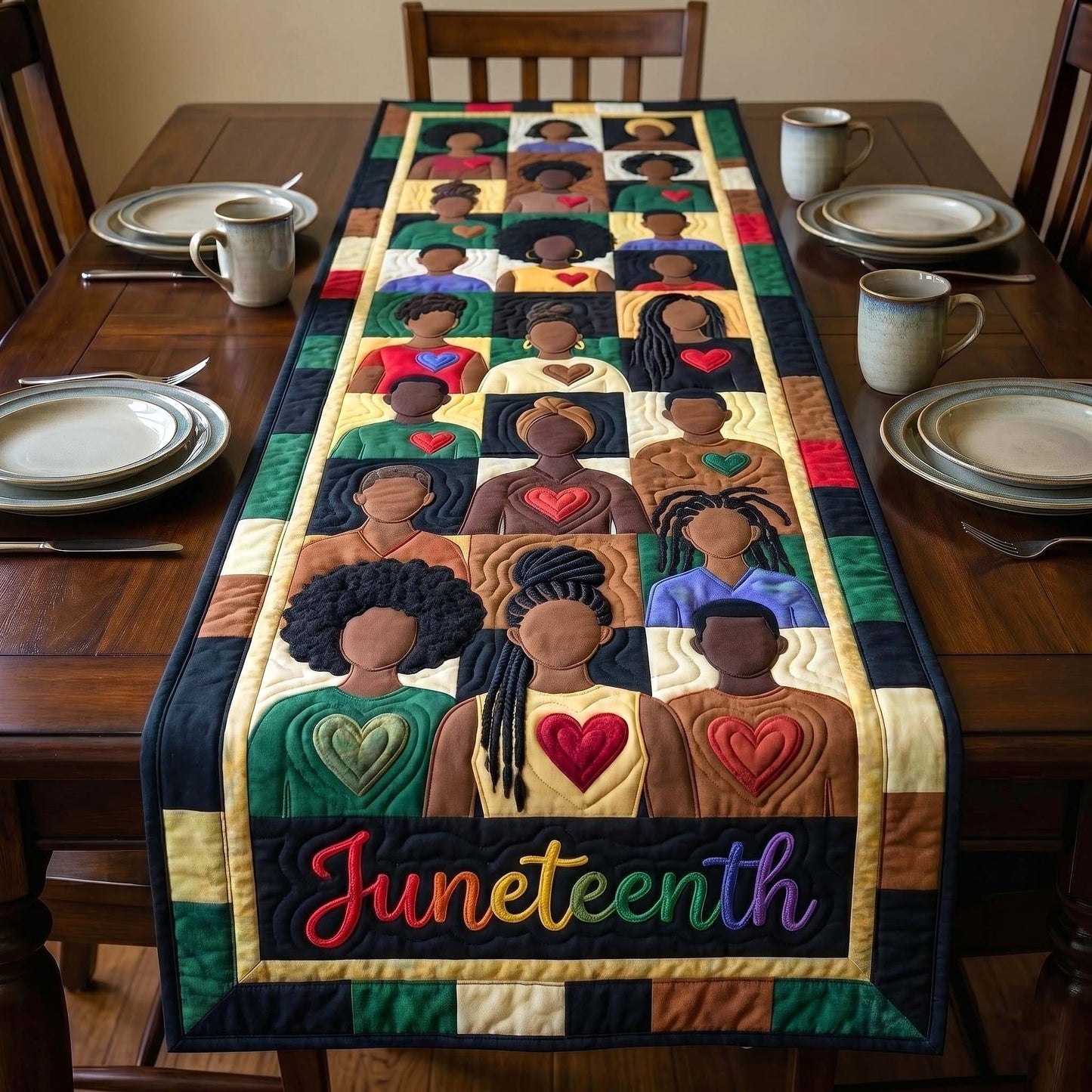 Melanin Legacy Quilted Table Runner GFTOTP18395