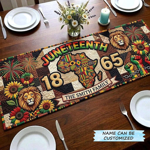 Melanin Legacy Quilted Table Runner QTCUZ GFTOTP18402