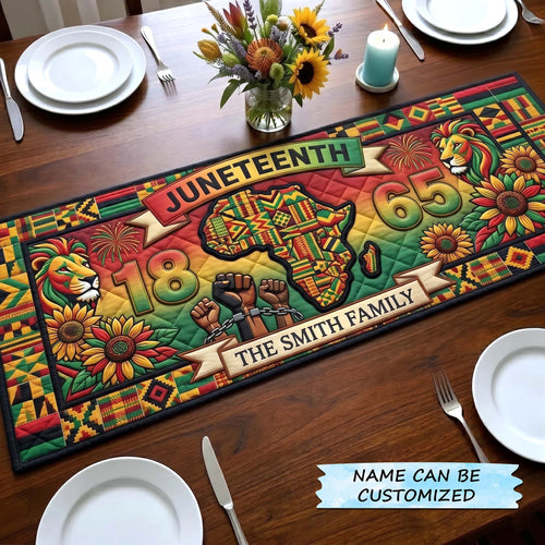 Melanin Legacy Quilted Table Runner QTCUZ GFTOTP18404