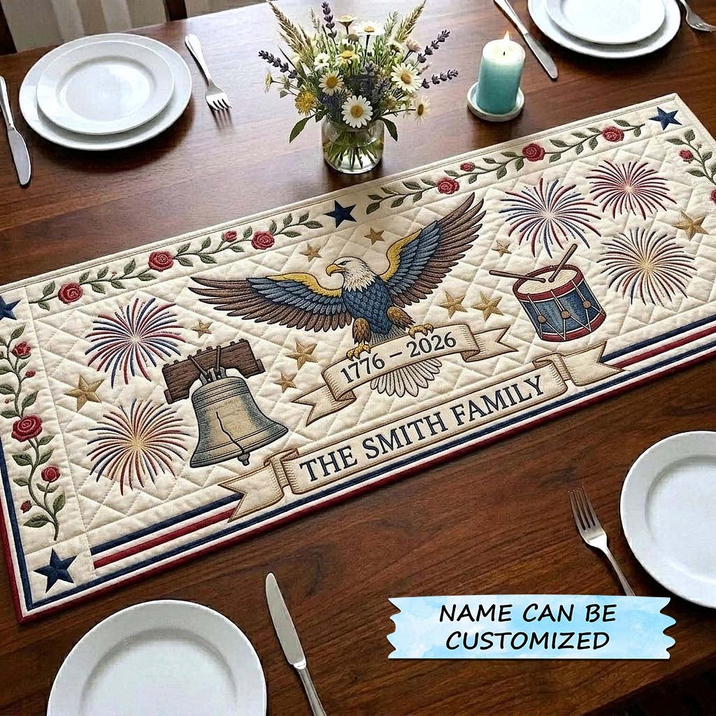 America 250th Anniversary Quilted Table Runner QTCUZ GFTOTP18408