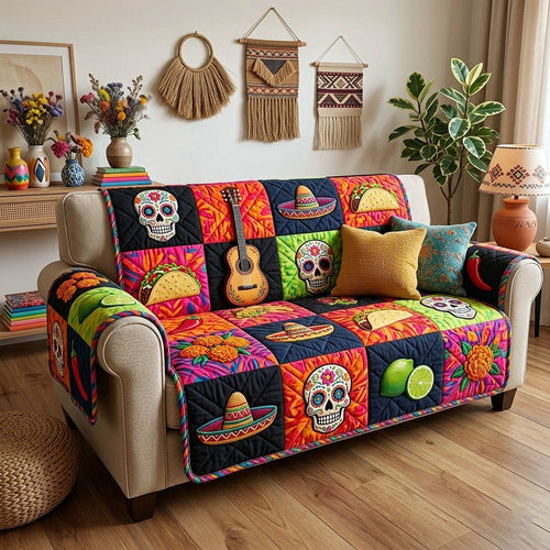Viva Fiesta Quilted Sofa Cover GFTOTP18419