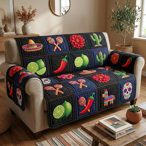 Viva Fiesta Quilted Sofa Cover GFTOTP18420