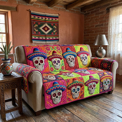 Viva Fiesta Quilted Sofa Cover GFTOTP18421