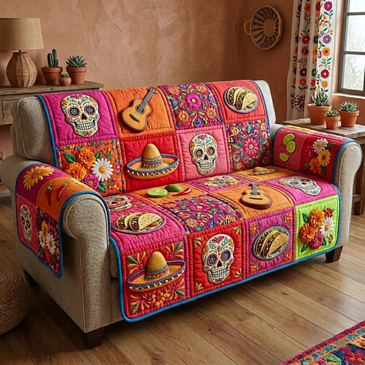 Viva Fiesta Quilted Sofa Cover GFTOTP18422
