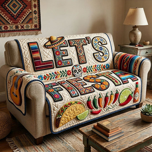 Viva Fiesta Quilted Sofa Cover GFTOTP18423