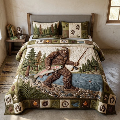 Hook Life 3-Piece Quilted Bedding Set GFTOTP18451