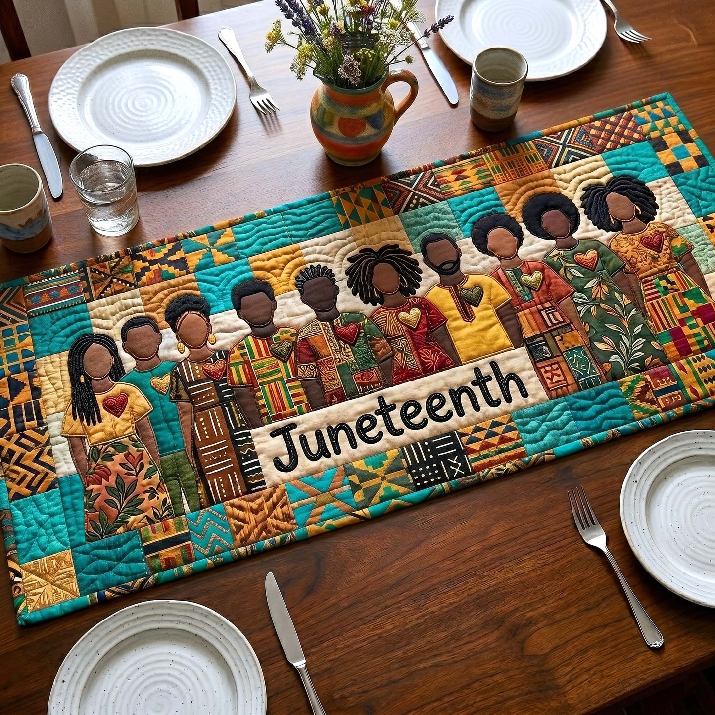 Melanin Legacy Quilted Table Runner GFTOTP18464