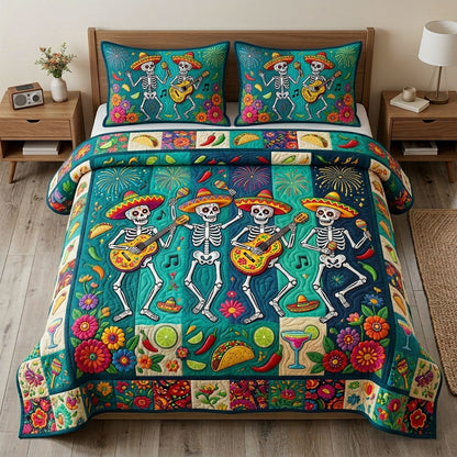 Cinco de Mayo 3-Piece Quilted Bedding Set GFTOTP18473