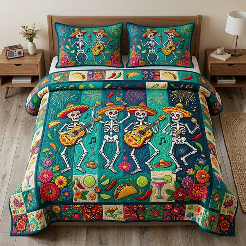 Cinco de Mayo 3-Piece Quilted Bedding Set GFTOTP18473