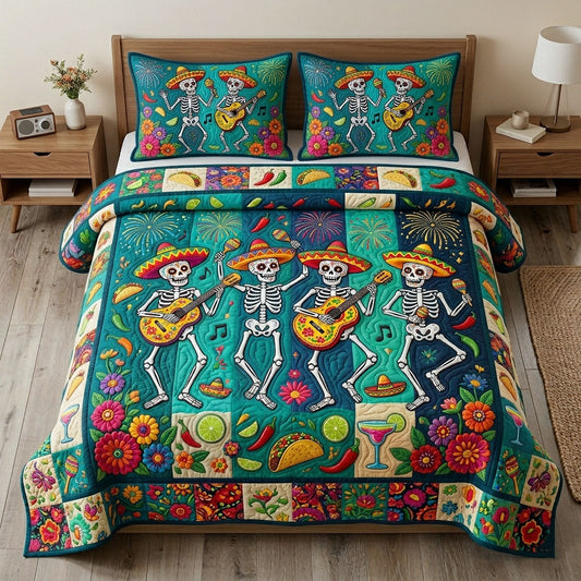 Cinco de Mayo 3-Piece Quilted Bedding Set GFTOTP18473