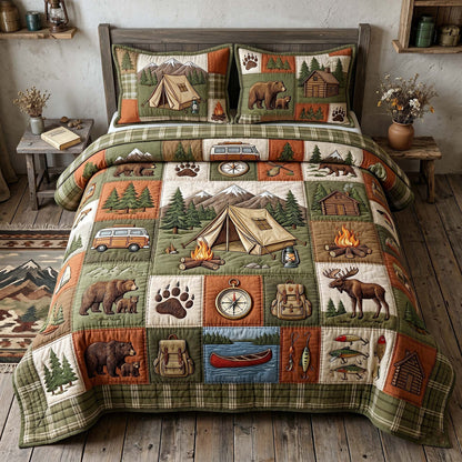Camp Escape 3-Piece Quilted Bedding Set GFTOTP18532