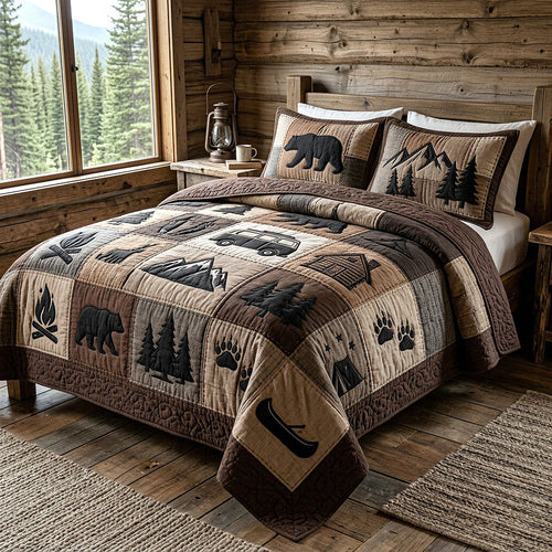 Camp Escape 3-Piece Quilted Bedding Set GFTOTP18533