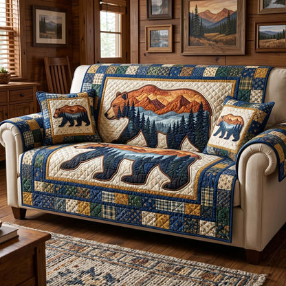 Woodland Dream Quilted Sofa Cover GFTOTP18537