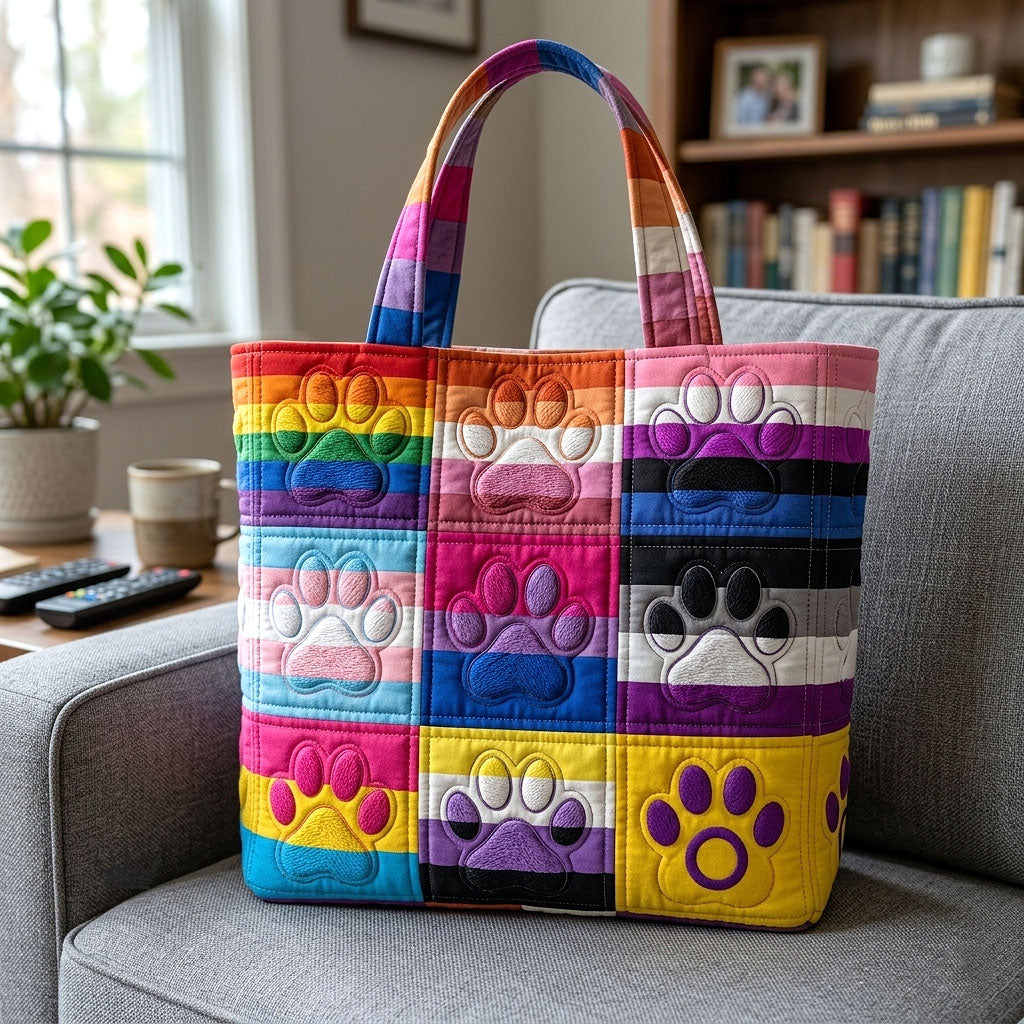 Rainbow Pride Quilted Tote Bag GFTOTP18566