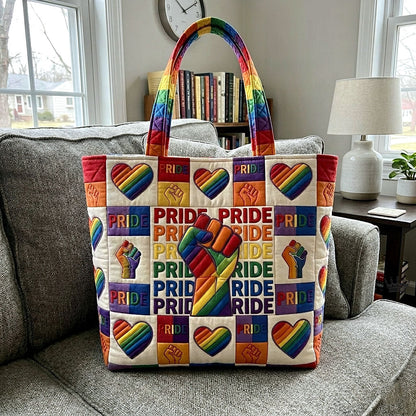 Rainbow Pride Quilted Tote Bag GFTOTP18567