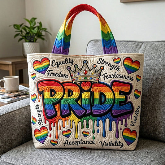 Rainbow Pride Quilted Tote Bag GFTOTP18568