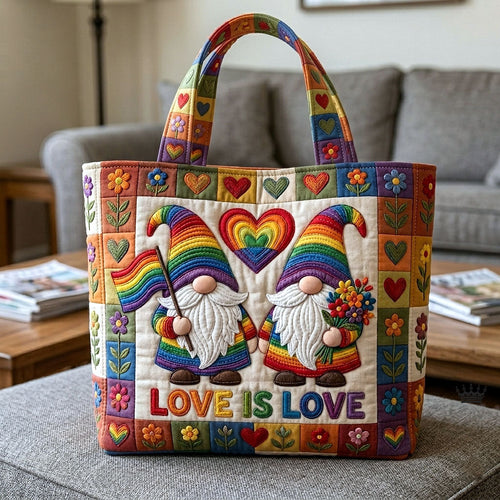 Rainbow Pride Quilted Tote Bag GFTOTP18569