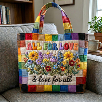 Rainbow Pride Quilted Tote Bag GFTOTP18572