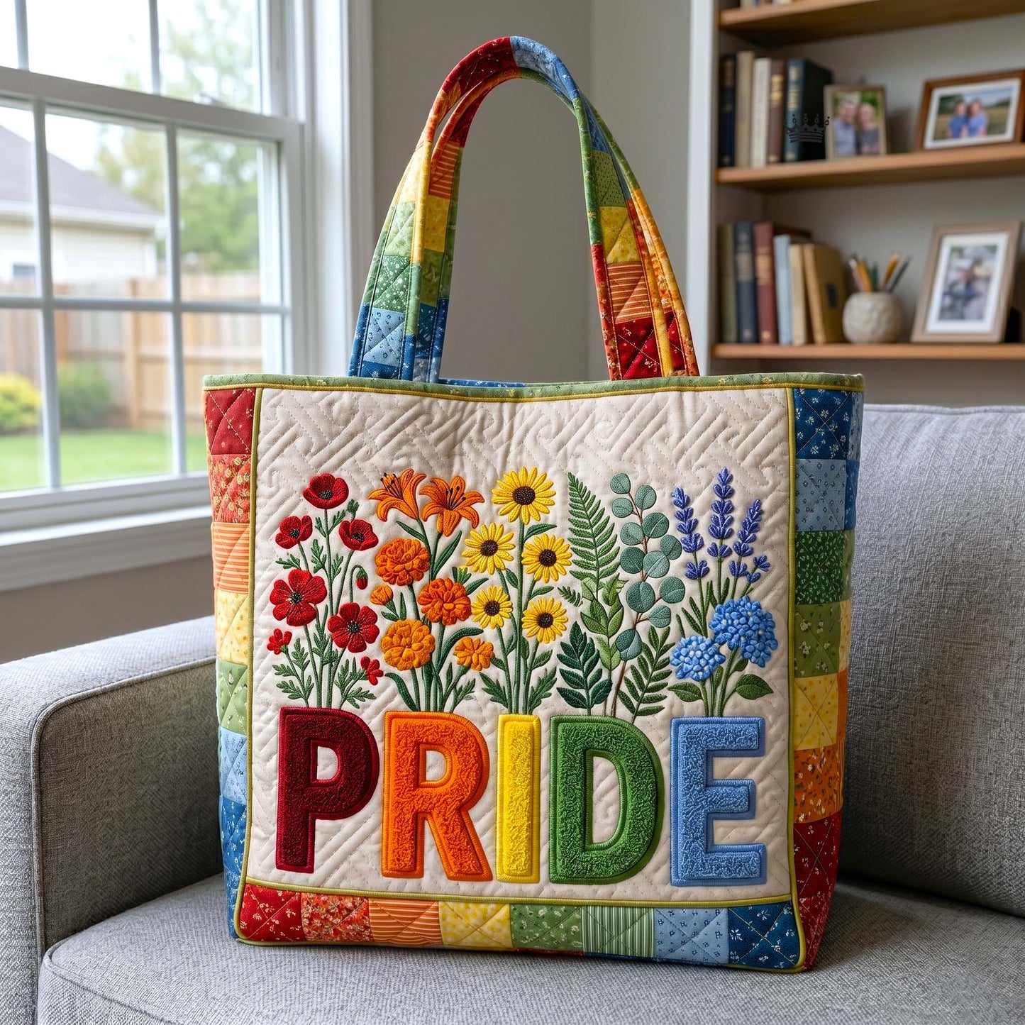 Rainbow Pride Quilted Tote Bag GFTOTP18575