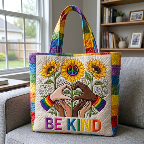 Rainbow Pride Quilted Tote Bag GFTOTP18576