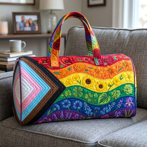 Rainbow Pride Quilted Duffle Bag GFTOTP18578