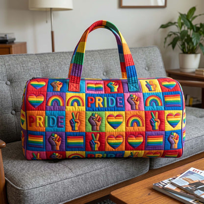 Rainbow Pride Quilted Duffle Bag GFTOTP18580