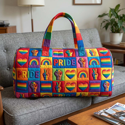 Rainbow Pride Quilted Duffle Bag GFTOTP18580