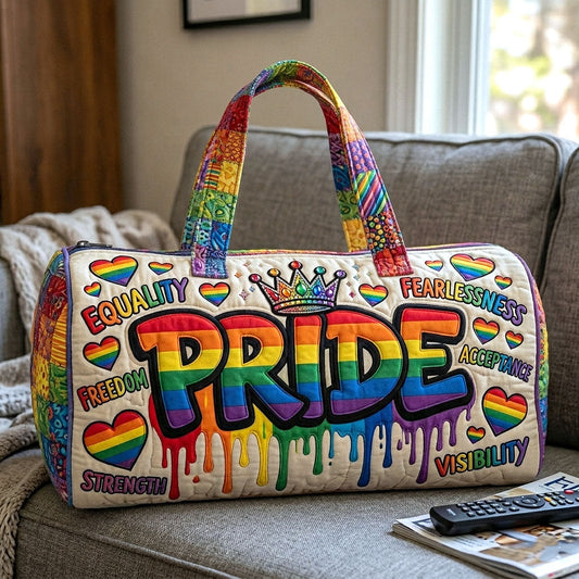 Rainbow Pride Quilted Duffle Bag GFTOTP18582