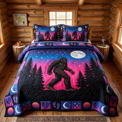 Mystic Sasquatch 3-Piece Quilted Bedding Set GFTOTP18608