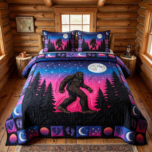 Mystic Sasquatch 3-Piece Quilted Bedding Set GFTOTP18608