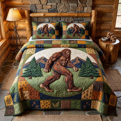 Mystic Sasquatch 3-Piece Quilted Bedding Set GFTOTP18610