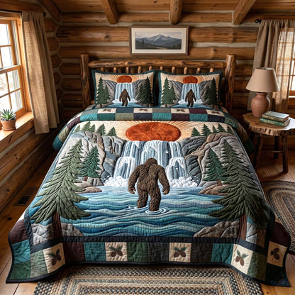 Mystic Sasquatch 3-Piece Quilted Bedding Set GFTOTP18626
