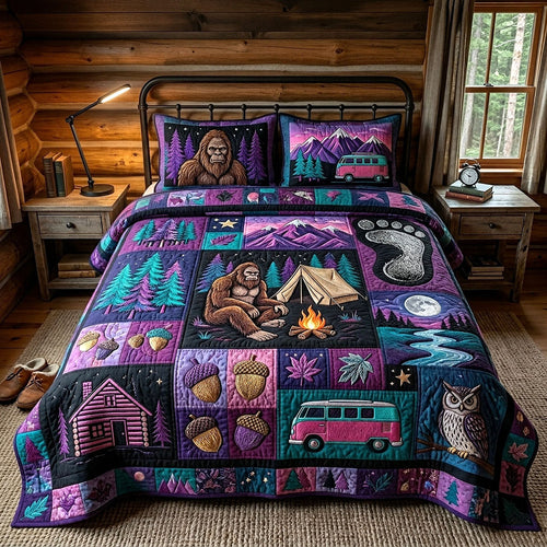 Mystic Sasquatch 3-Piece Quilted Bedding Set GFTOTP18628