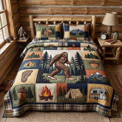 Mystic Sasquatch 3-Piece Quilted Bedding Set GFTOTP18629