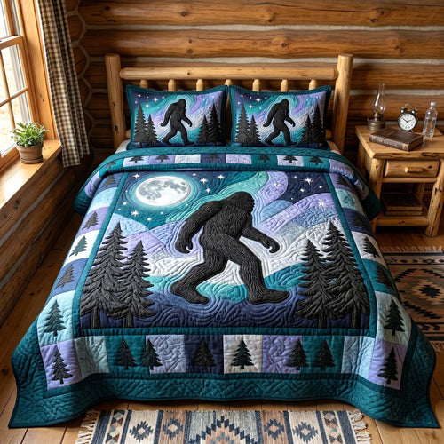 Mystic Sasquatch 3-Piece Quilted Bedding Set GFTOTP18632