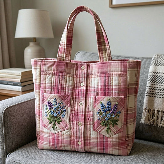 Vintage Floral Quilted Tote Bag GFTOTP18642